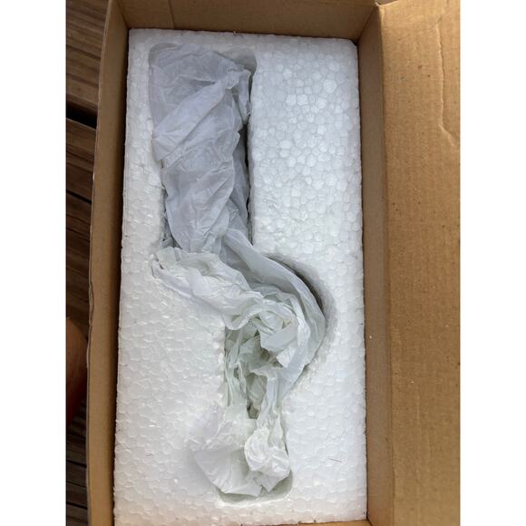 Vintage Heavy Brass Angel Christmas Holiday Stocking Long Hanger Hook ORNATE NWT - Picture 5 of 8